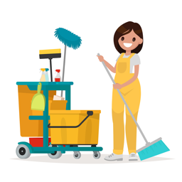 スーパーマーケット (清掃)