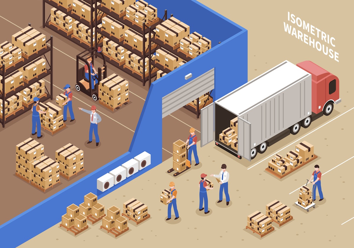 Warehouse operation in Factory