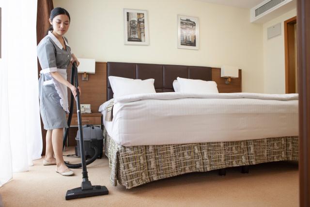 Hotel Cleaner in Hotel