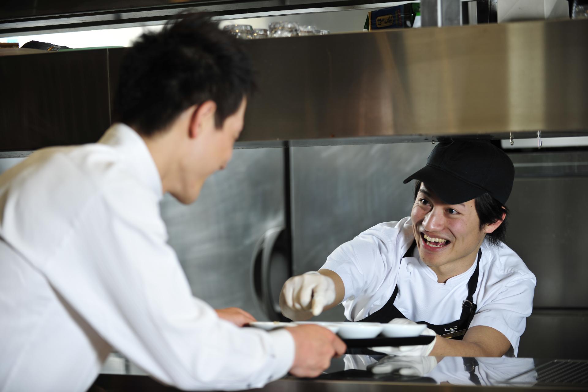 Kitchen server in Restaurant