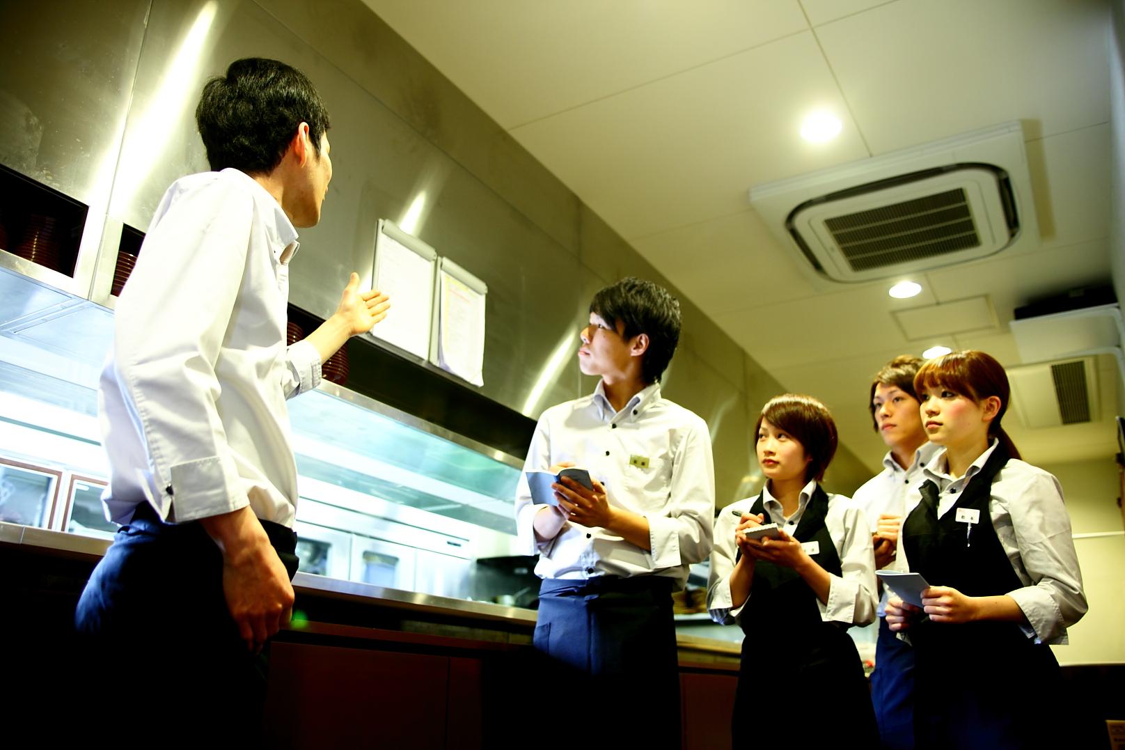 Kitchen server in Restaurant