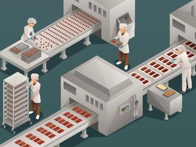 Linha de operação in Fábrica