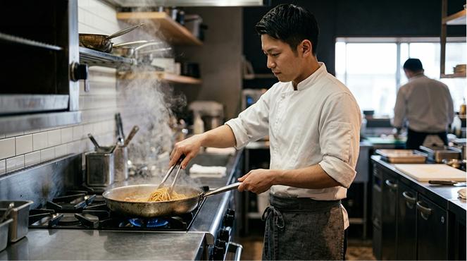 Kitchen server in Restaurant