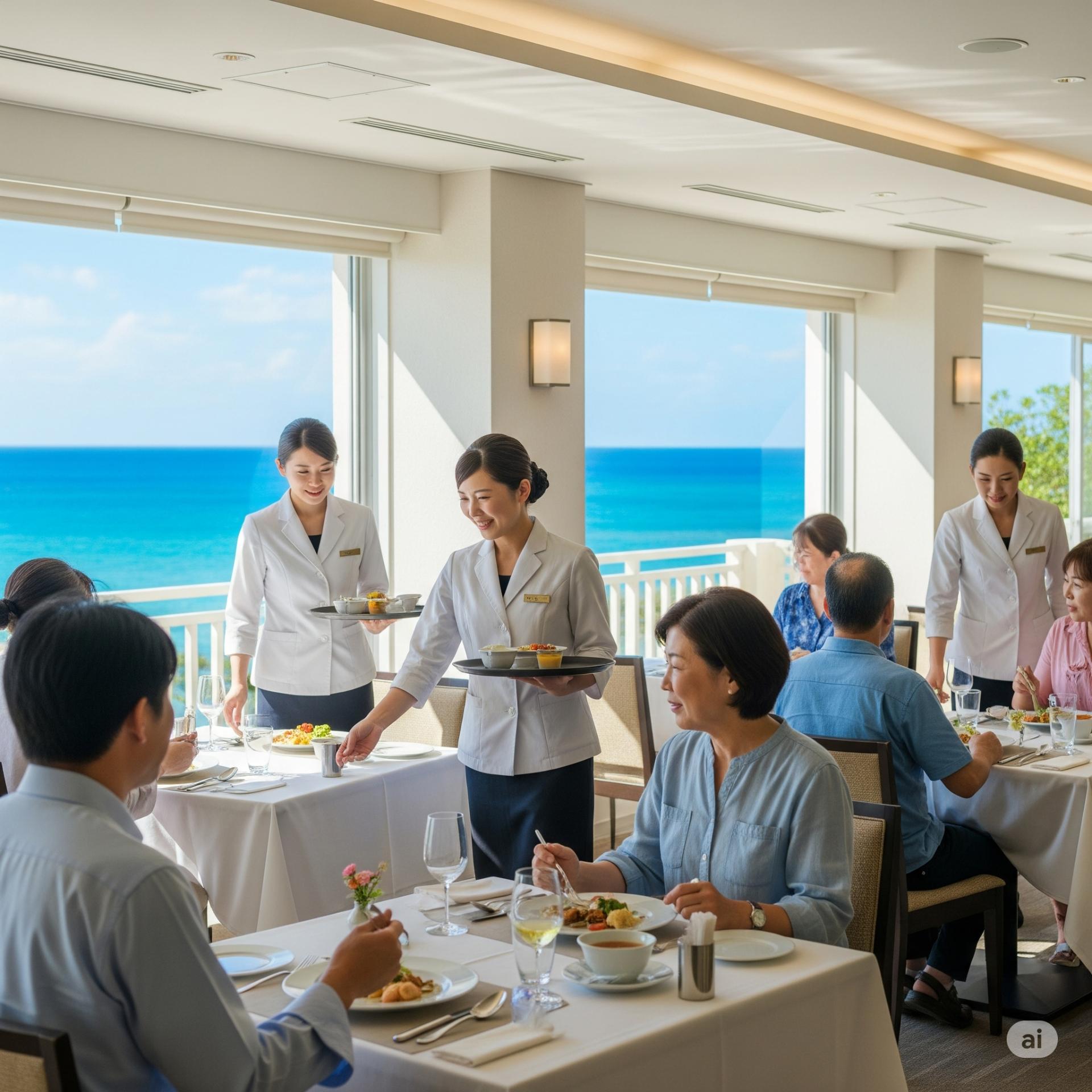 စားပြဲထိုး in ဟိုတယ္