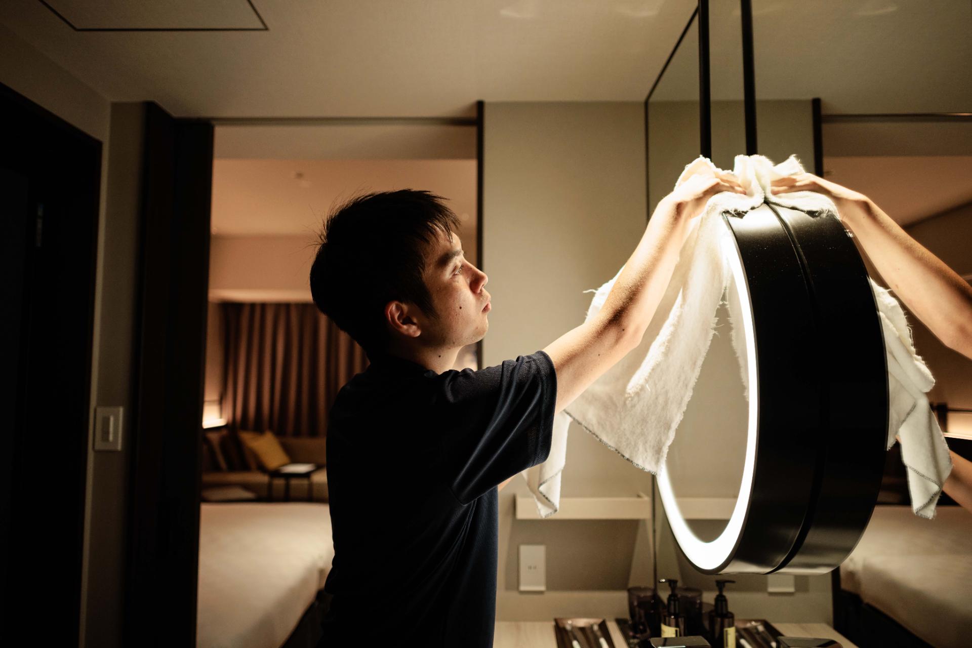 酒店清洁 in 酒店