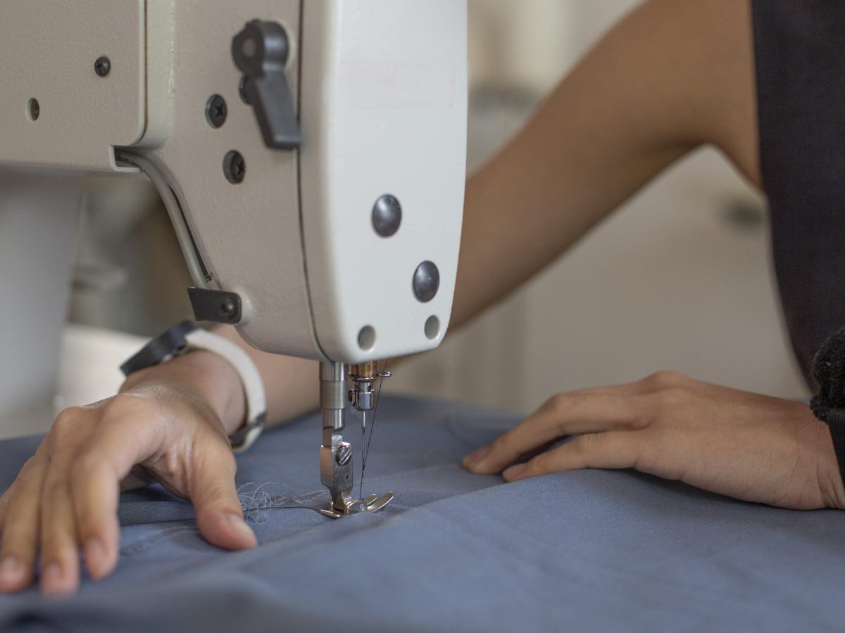 Sewing in Factory