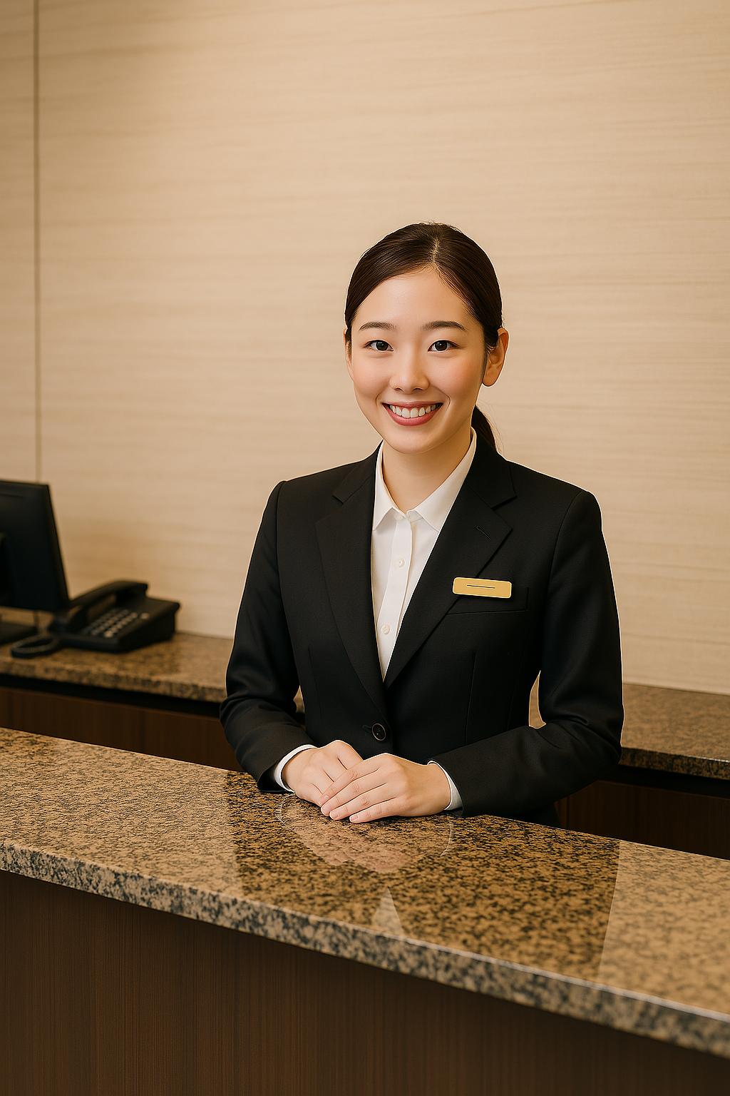 受付/ 日本語/ホテル