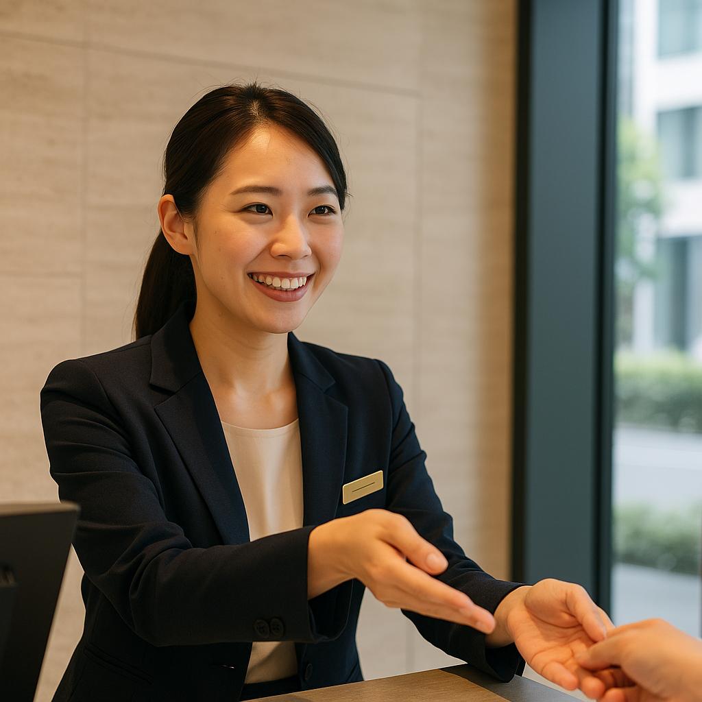 受付/ 日本語/ホテル